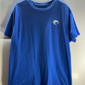 Costa Men's Vibrant Blue Short Sleeve Tee